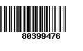 Código de Barras 80399476