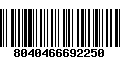 Código de Barras 8040466692250