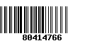 Código de Barras 80414766