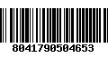 Código de Barras 8041790504653