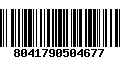 Código de Barras 8041790504677