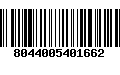 Código de Barras 8044005401662