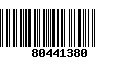 Código de Barras 80441380