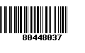 Código de Barras 80448037