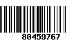 Código de Barras 80459767