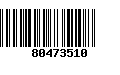 Código de Barras 80473510