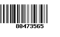 Código de Barras 80473565