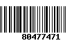 Código de Barras 80477471