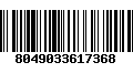 Código de Barras 8049033617368