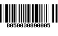 Código de Barras 8050030890005