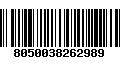 Código de Barras 8050038262989