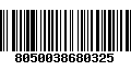 Código de Barras 8050038680325