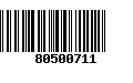 Código de Barras 80500711