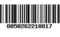 Código de Barras 8050262210817