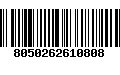 Código de Barras 8050262610808