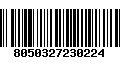 Código de Barras 8050327230224