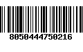 Código de Barras 8050444750216