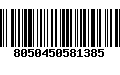 Código de Barras 8050450581385