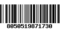 Código de Barras 8050519871730