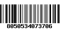Código de Barras 8050534073706