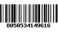 Código de Barras 8050534149616