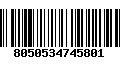 Código de Barras 8050534745801