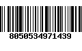 Código de Barras 8050534971439