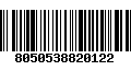 Código de Barras 8050538820122