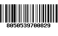 Código de Barras 8050539700829