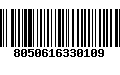 Código de Barras 8050616330109