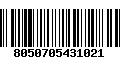 Código de Barras 8050705431021