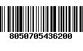 Código de Barras 8050705436200