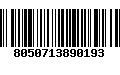 Código de Barras 8050713890193