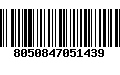 Código de Barras 8050847051439