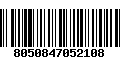 Código de Barras 8050847052108