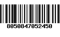 Código de Barras 8050847052450