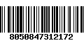 Código de Barras 8050847312172