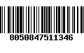 Código de Barras 8050847511346