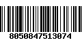 Código de Barras 8050847513074