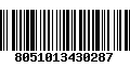 Código de Barras 8051013430287