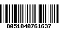 Código de Barras 8051040761637