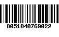 Código de Barras 8051040769022