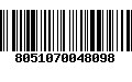 Código de Barras 8051070048098