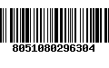 Código de Barras 8051080296304