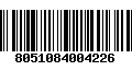 Código de Barras 8051084004226