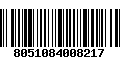 Código de Barras 8051084008217