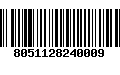 Código de Barras 8051128240009