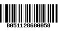 Código de Barras 8051128680058