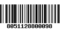 Código de Barras 8051128800098