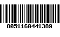 Código de Barras 8051160441389